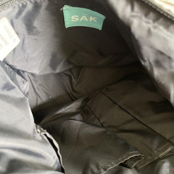 THE SAK Rainbow Striped Crochet 1 Strap Boho Shoulder Bag Purse - Picture 6 of 7